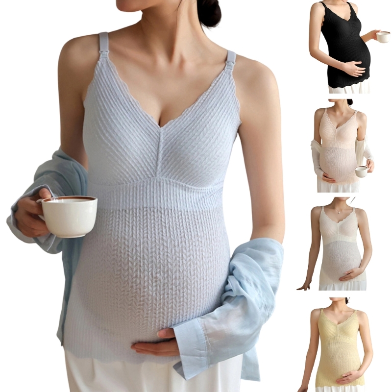 Tank Top Ribbed - 리브드 질감의 Y4UD 간호용 캐미솔, 데일리