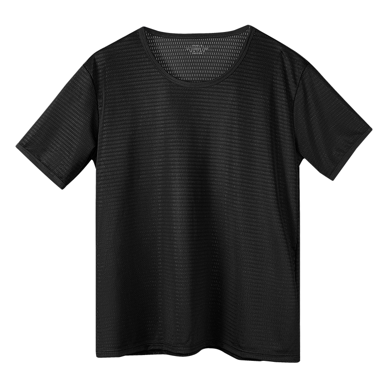 남성용 아이스 실크 소재의 심리스 티셔츠, 단색 크루넥 - Undershirt Crew Neck 리뷰 및 가격