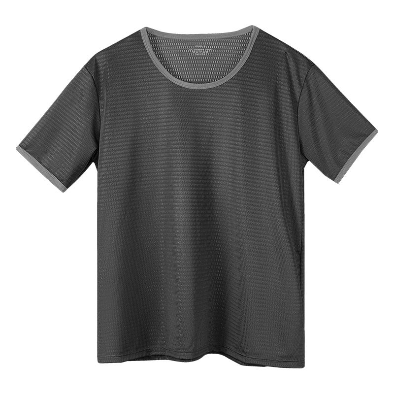 남성용 아이스 실크 소재의 심리스 티셔츠, 단색 크루넥 - Undershirt Crew Neck 리뷰 및 가격