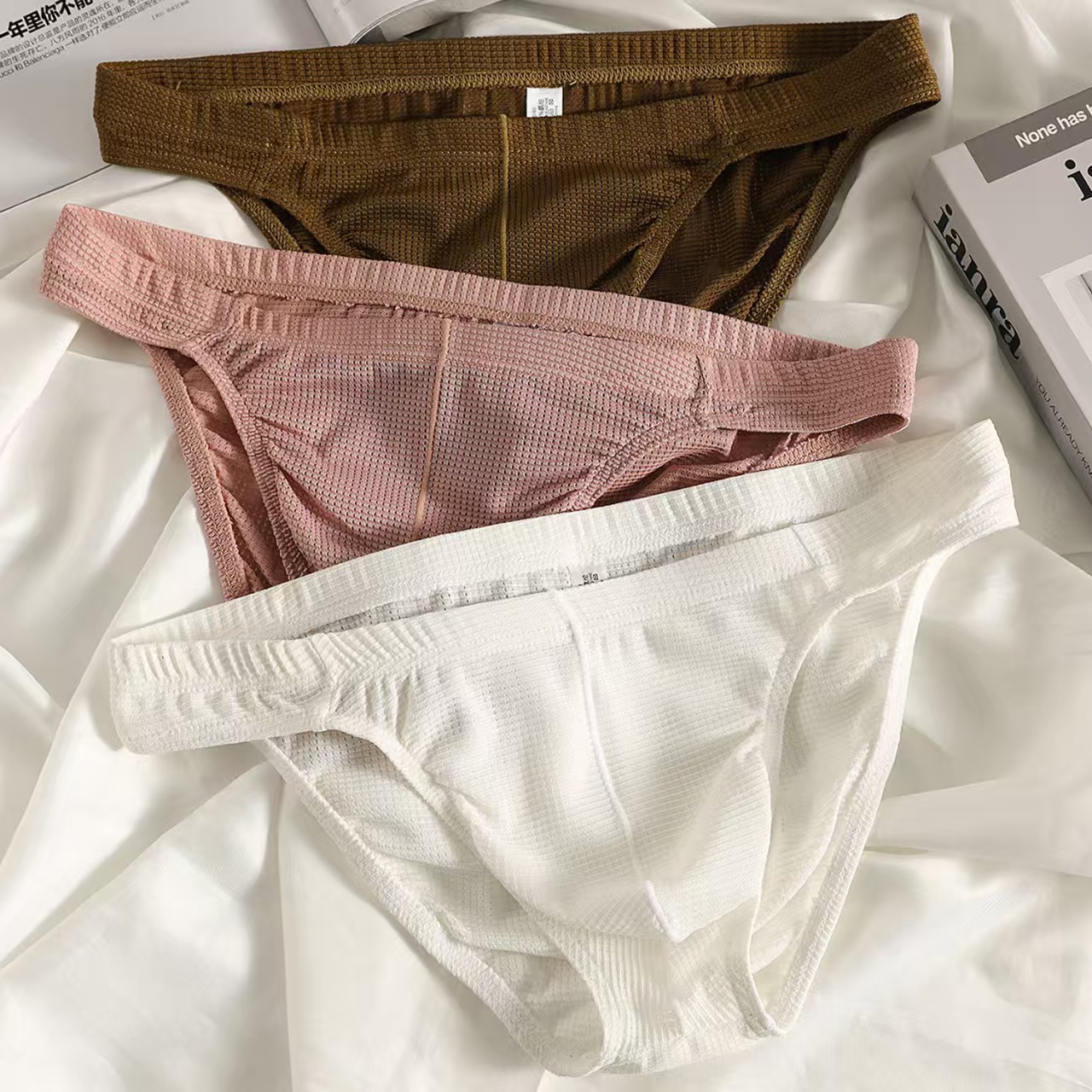 남성용 여름 초박형 사각팬티 아이스 실크 심리스 속옷  - Boxer Shorts Modal 리뷰 및 가격