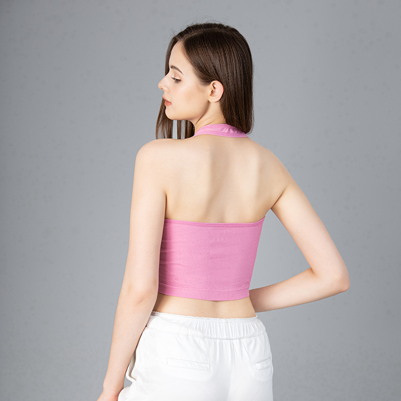 홀터넥 탑 여성 섹시한 백 레스 크롭 탑 오프 숄더 탱 - Suspender Tank Top 리뷰 및 가격