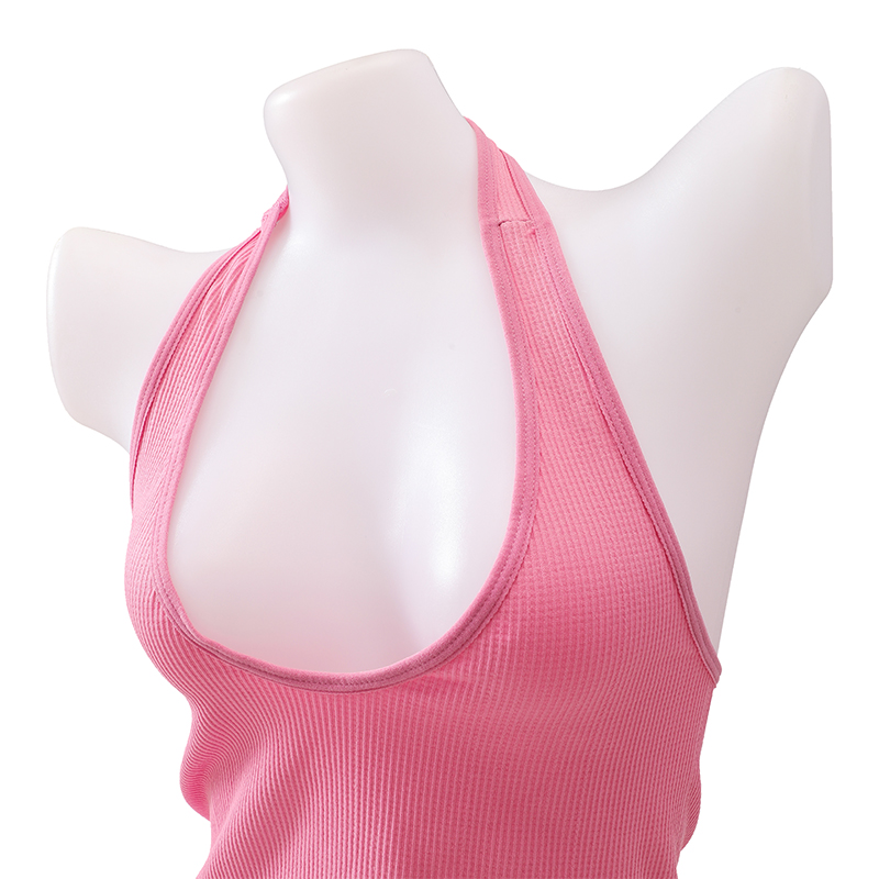 홀터넥 탑 여성 섹시한 백 레스 크롭 탑 오프 숄더 탱 - Suspender Tank Top 리뷰 및 가격